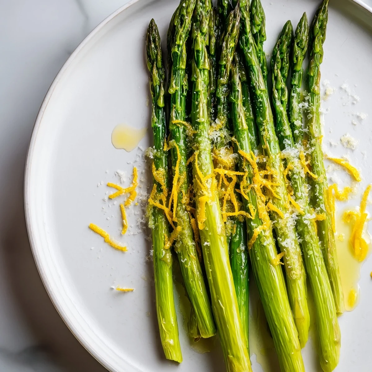 Roasted Asparagus Parmesan Lemon