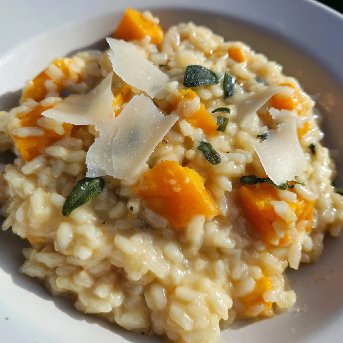 Winter Squash Risotto Sage