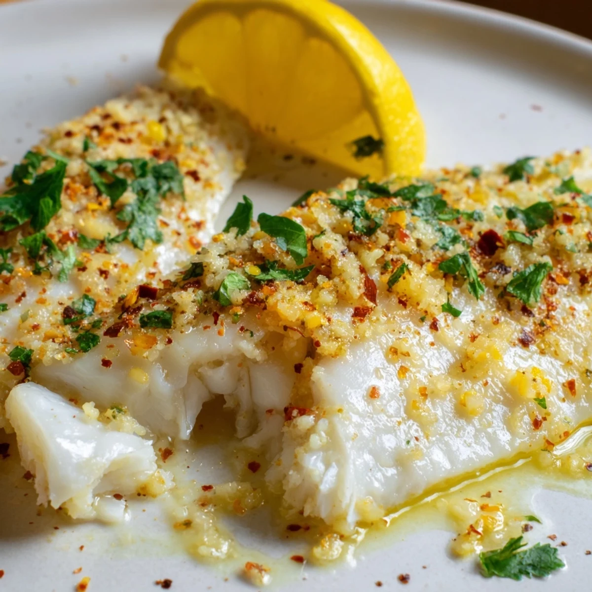 Baked Tilapia Lemon Garlic