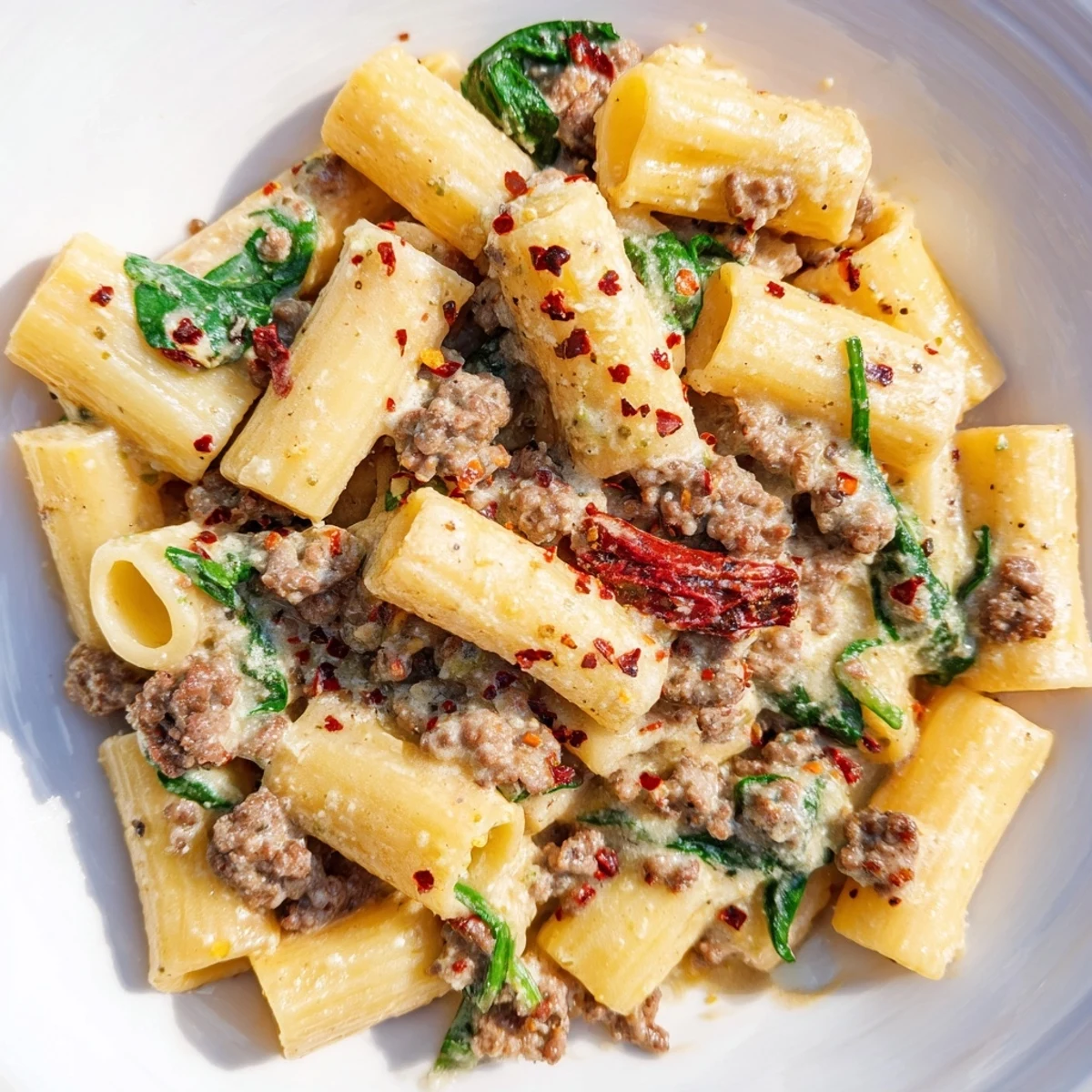 Marry Me Ground Beef Pasta