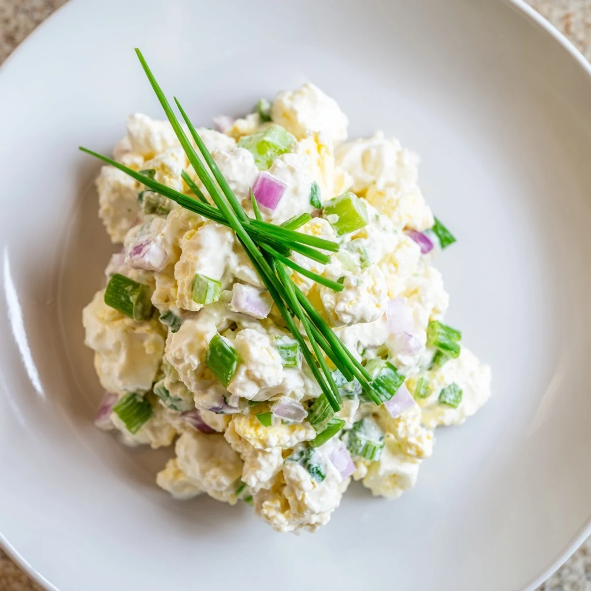 Protein-rich cottage cheese egg salad served on whole-grain toast with a sprinkle of smoked paprika
